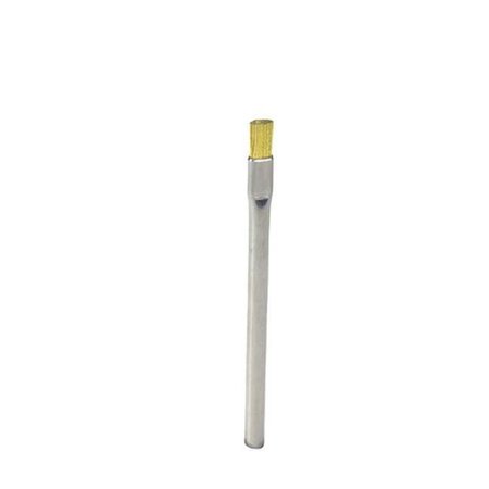 GORDON BRUSH Gordon Brush Sst10B .31 In. Diameter .003 Brass .37 In. Trim And Stainless Steel Applicator Brush   Case of 25 SST10B